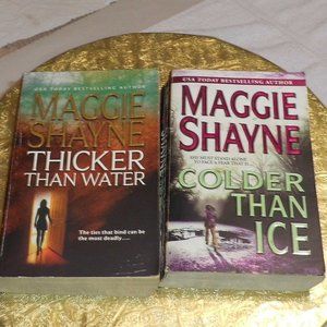 Books - (set/2) -  "Thicker Than Water"  &  " Colder Than Ice"